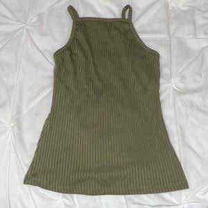 Army green tank top size XS